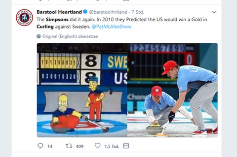 US-Kultserie: Die Simpsons lagen bei Olympia schon wieder richtig - ihre unglaublichen Vorhersagen