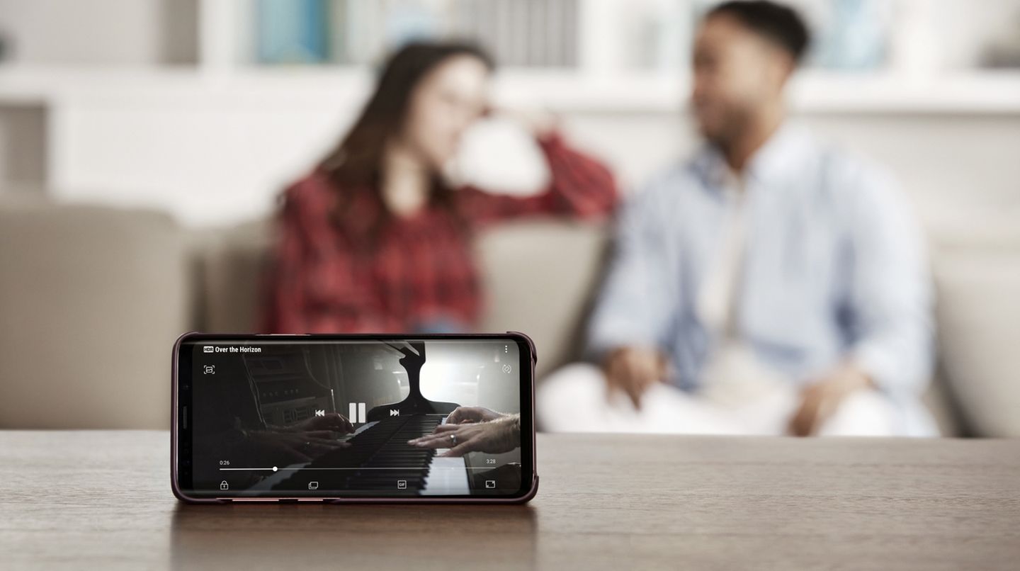 Die Stereolautsprecher im Galaxy S9 sollen ein gutes Stück lauter sein als beim Vorgänger