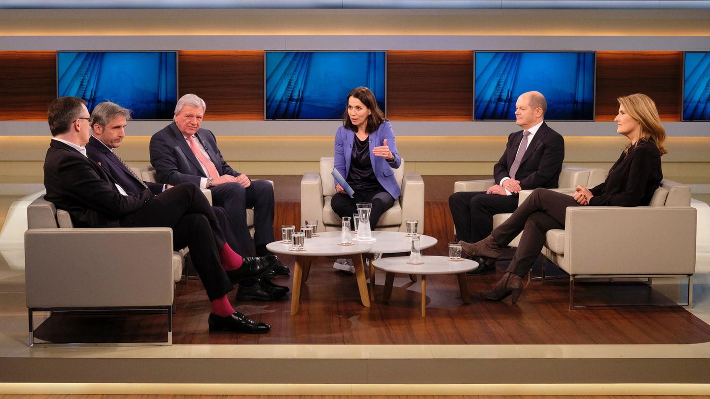 Anne Will mit ihren Gästen