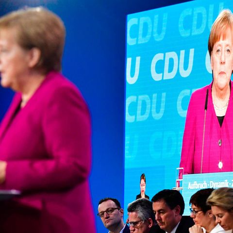 Bundeskanzlerin Angela Merkel auf dem CDU-Parteitag