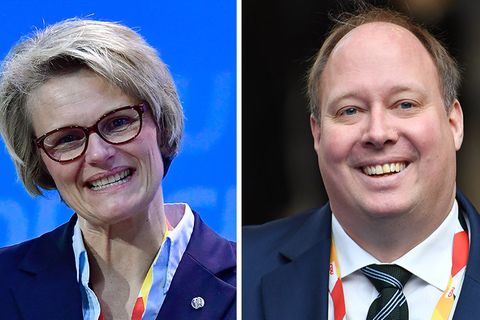 Anja Karliczek und Helge Braun
