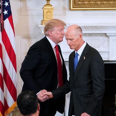 Donald Trump und Rick Scott, Gouverneur von Florida