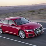 Audi A6 2018 - LED-Licht ist vorne wie hinten serienmäßig.