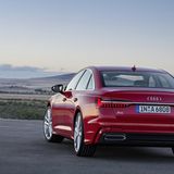 Audi A6 2018 - schmuckere Linien auch am Heck.