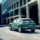 Hyundai Kona Electric - von hinten kaum vom Verbrenner zu unterscheiden