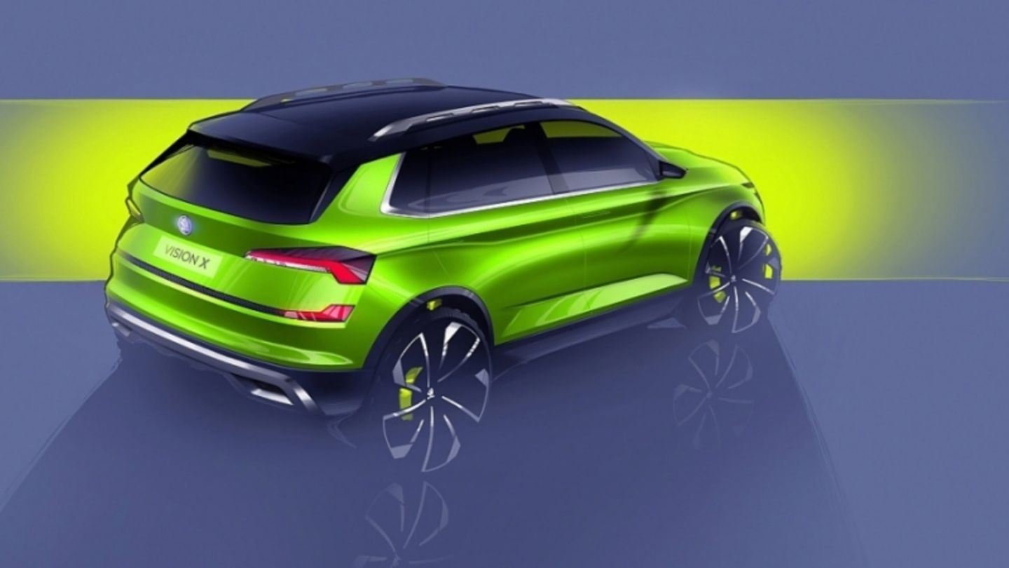 Der Skoda Vision X ist 4,26 Meter lang