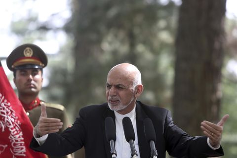 Ghani in Kabul: Der afghanische Präsident hat den Taliban eine Waffenruhe angeboten