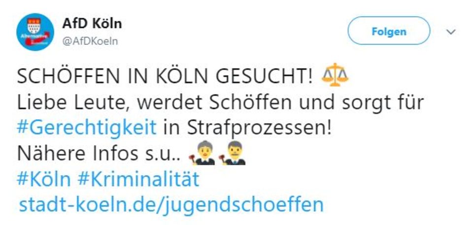 Der Aufruf der AfD Köln Der Aufruf der AfD Köln