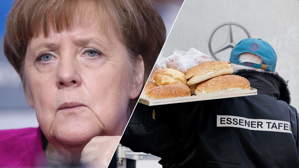 Ein bisschen umständlich meinte Kanzlerin Angela Merkel zum Aufnahmestopp für Ausländer bei der Essener Tafel: "Da sollte man nicht solche Kategorisierungen vornehmen." Dies sei "nicht gut", zeige aber "auch den Druck, den es gibt". 
