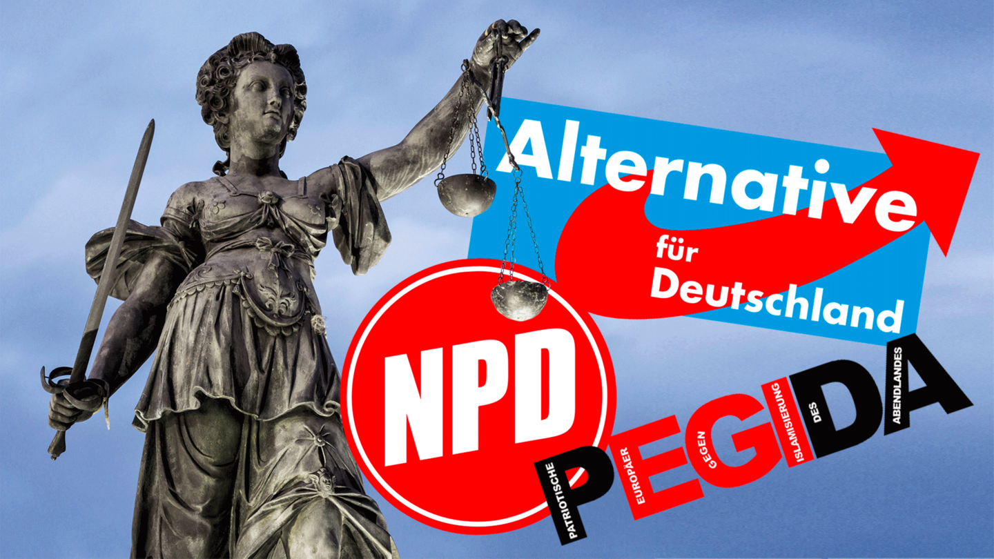NPD, Pegida und AfD fordern ihre Anhänger auf, sich als Schöffen zu bewerben (Symbolbild)
