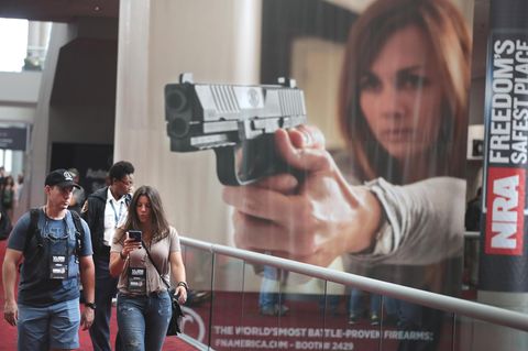 Waffenfans auf der letzten NRA-Tagung Ende April 2017 in Atlanta