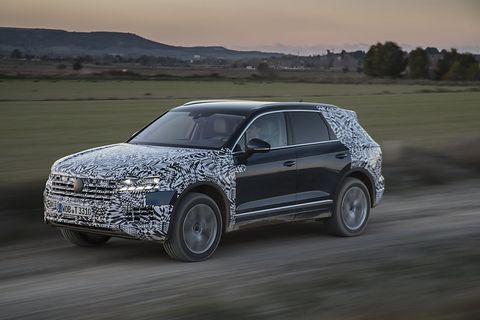 VW Touareg 3.0 TDI 2018 - der Basisdiesel wird 241 PS und 500 Nm leisten