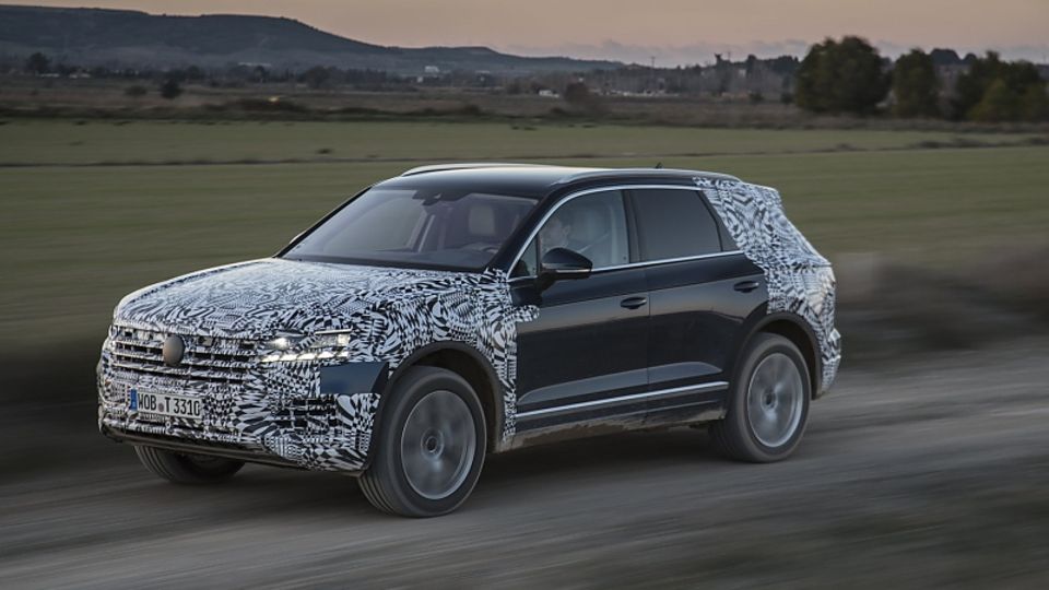 VW Touareg 3.0 TDI 2018 - der Basisdiesel wird 241 PS und 500 Nm leisten