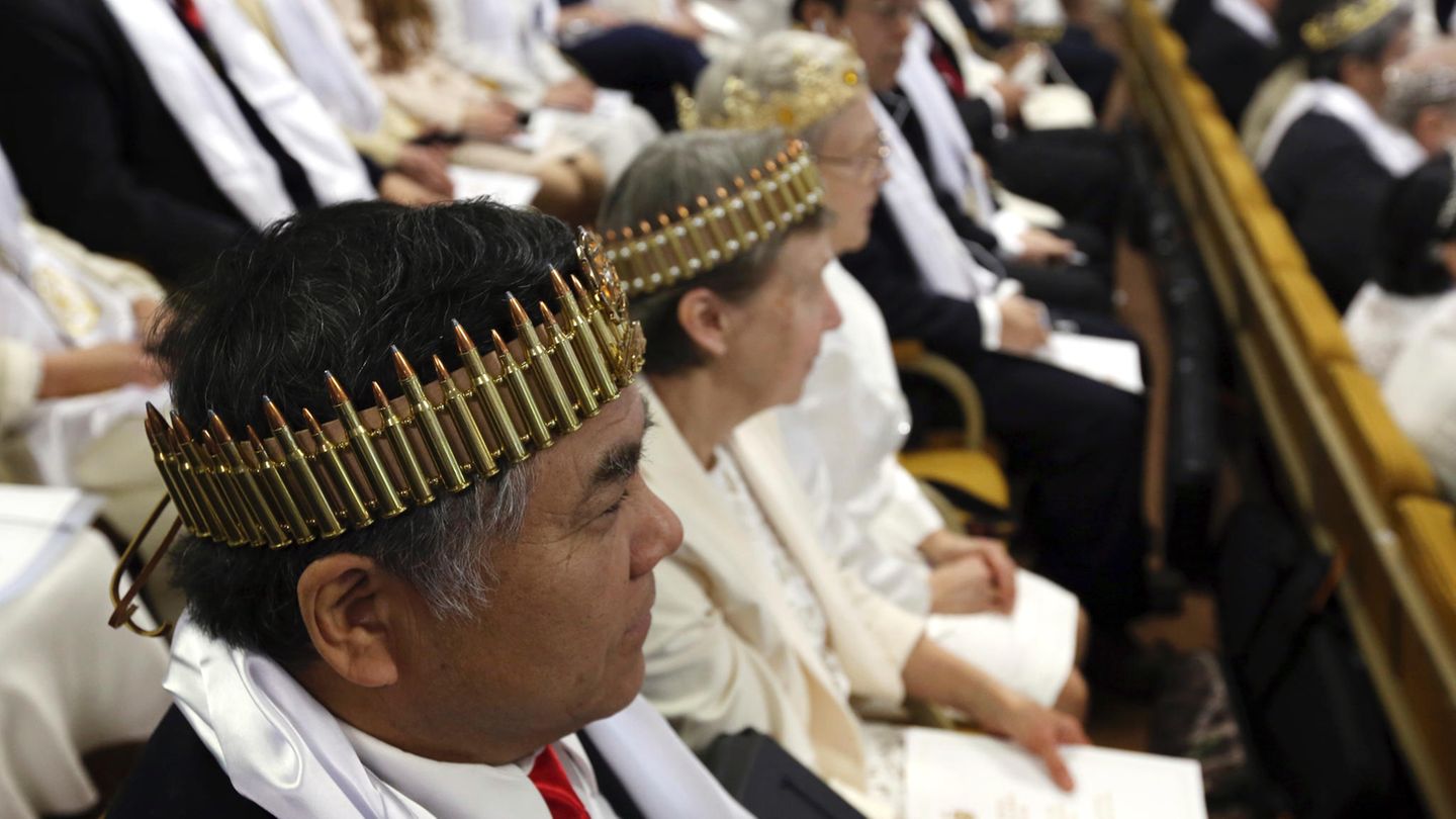 Manche davon aus Patronen gefertigt