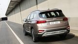 Hyundai Santa Fe 2.0 D - 135 kW / 182 PS und ein maximales Drehmoment von 397 Nm bringen ordentlichen Durchzug ohne sparsam zu s