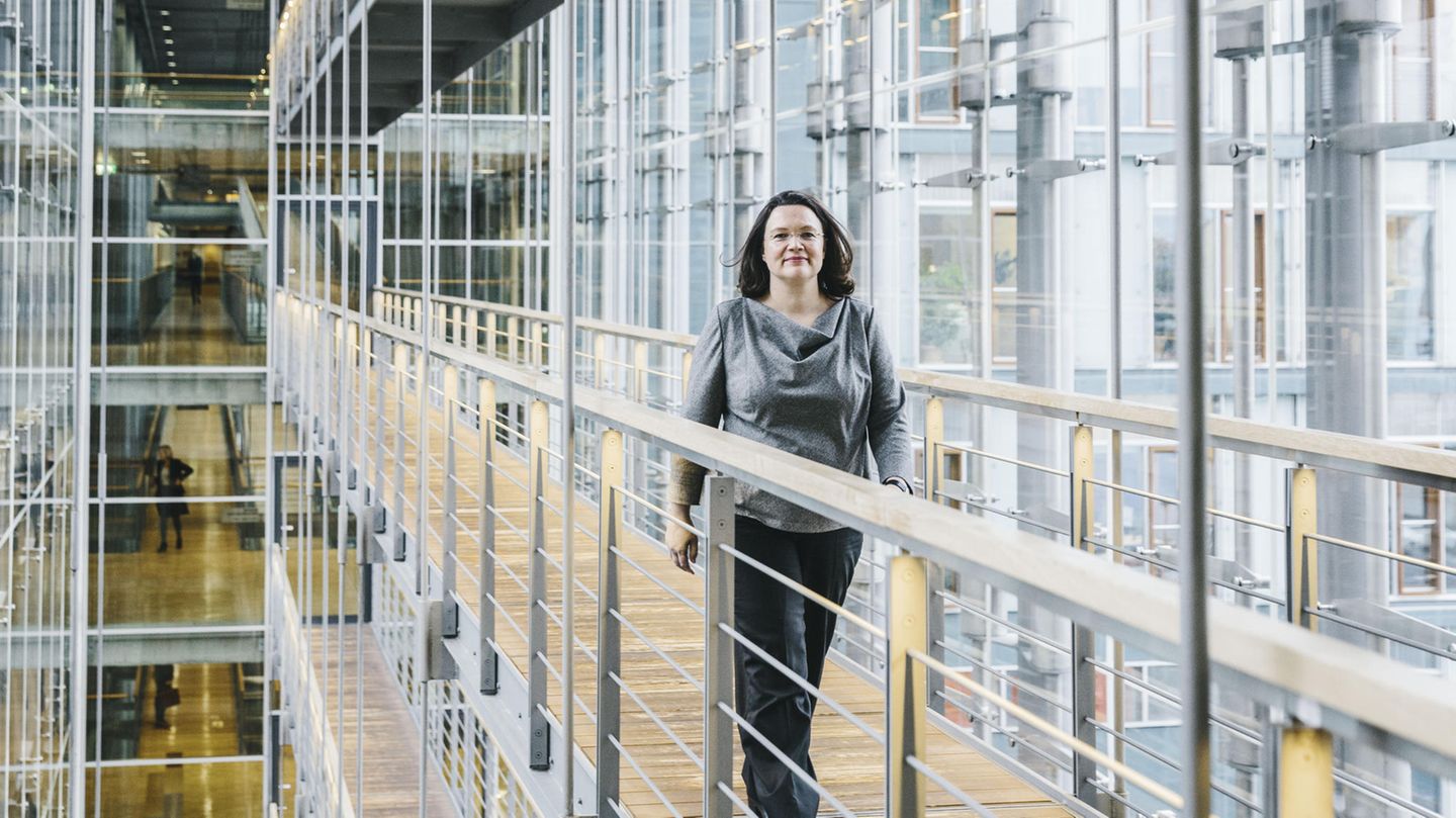 Die künftige SPD-Chefin Andrea Nahles über die Last der Verantwortung