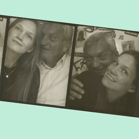 Unsere Autorin Mareike Nieberding mit ihrem Vater: "Er sagt als Einziger in unserer Familie 'Ich liebe dich'"