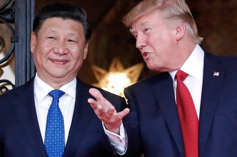 Donald Trump und Xi Jinping