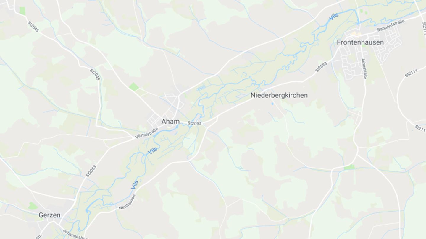 Karte von Gerzen und Umgebung