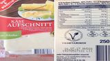 So ist eine Portionsangabe sinnvoll: Auf der Käsepackung von Edeka ist angegeben, wieviel Nährwert in einer Scheibe à 36 Gramm steckt.