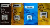 Noch mehr zu vereinheitlichen hat Hersteller Mars bei den Portionsangaben seiner M&M-Packungen. Bei diesen vier Varianten schwankt die Portionsangabe zwischen einem Viertel und einem Siebtel der Packung, was mal 40 mal 46,8 mal 47,1 und einmal 50 Gramm entspricht.