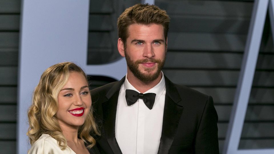 Cyrus und Hemsworth bei der Oscar-Party von Vanity Fair