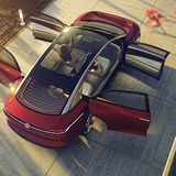 VW I.D. Vizzion Concept 2018 - die Türen öffnen gegenläufig