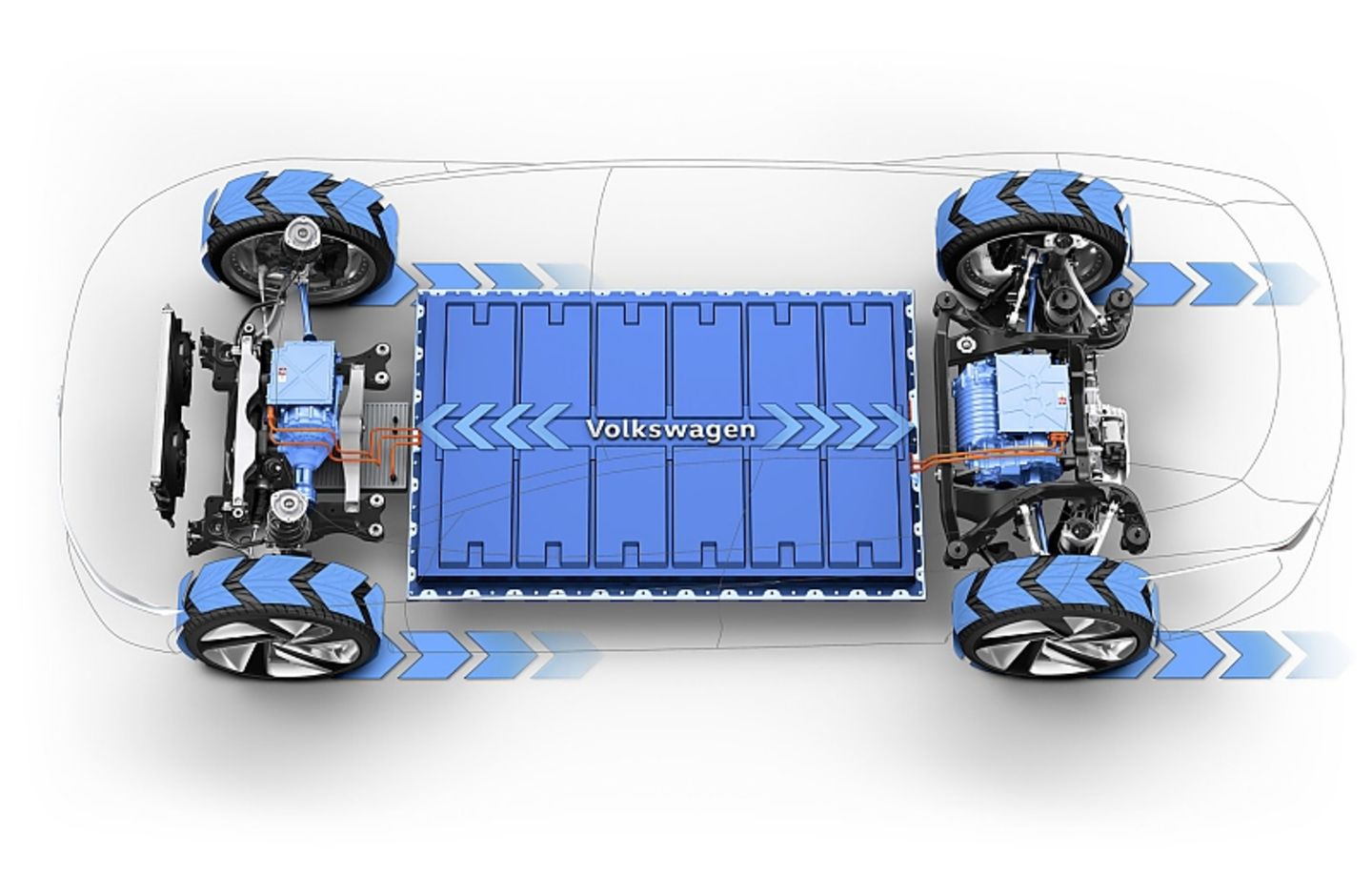 VW I.D. Vizzion Concept 2018 - die Gesamtleistung liegt bei 225 kW / 304 PS
