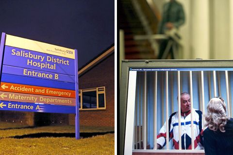 In der südenglischen Stadt Salisbury wurde ein Mann mit Vergiftungserscheinungen ins Krankenhaus eingeliefert