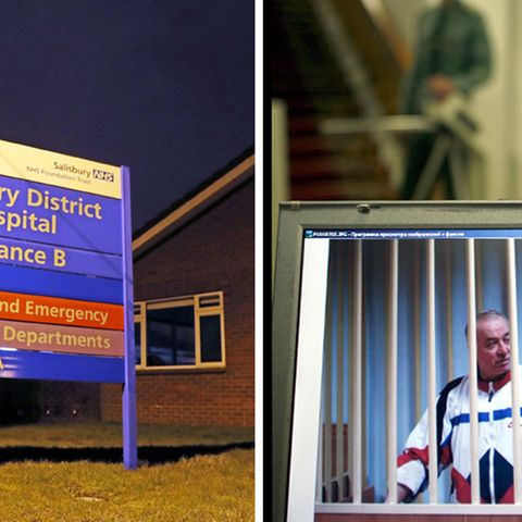 In der südenglischen Stadt Salisbury wurde ein Mann mit Vergiftungserscheinungen ins Krankenhaus eingeliefert