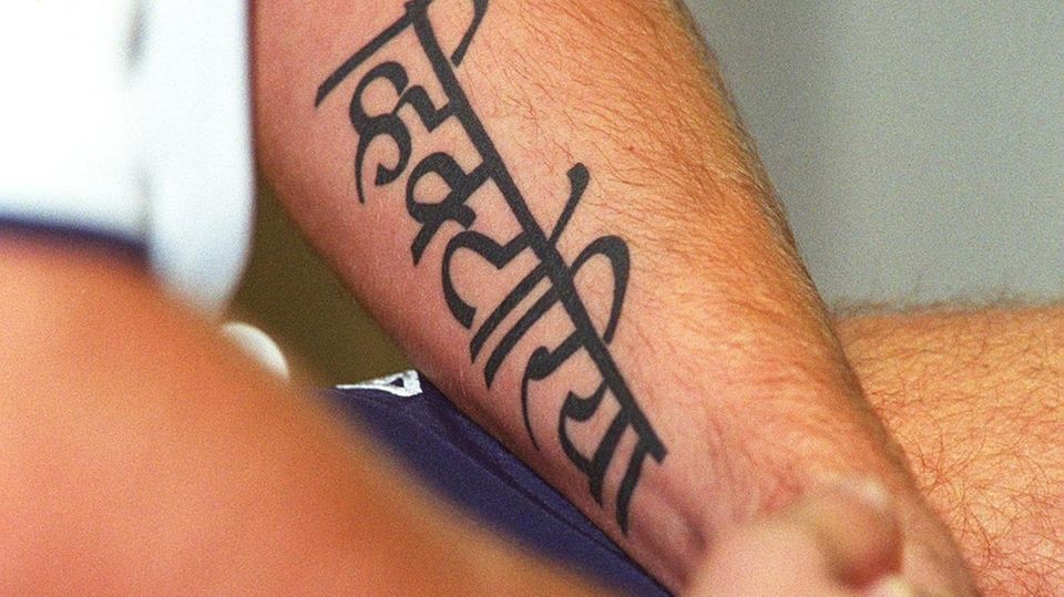 David Beckham Tatoo vom David Beckham