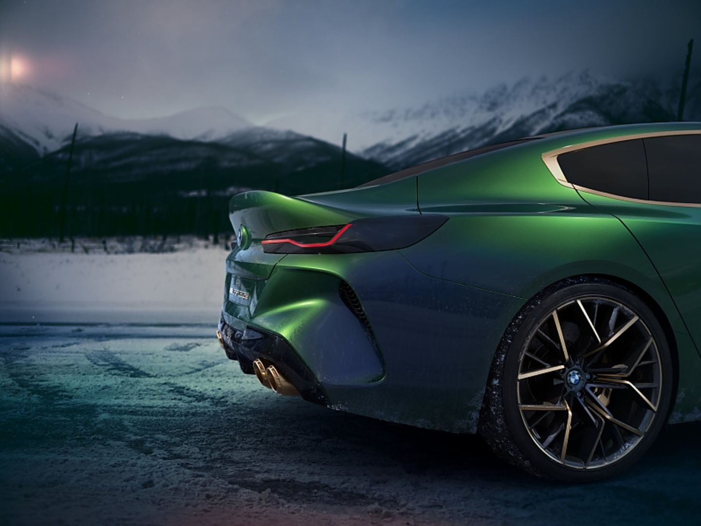 BMW Concept M8 Gran Coupé 2018 - mit scharfem Entenbürzel