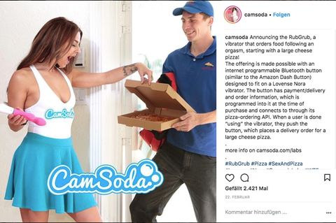 Schräges Sextoy: Dieser Vibrator kann Pizza bestellen