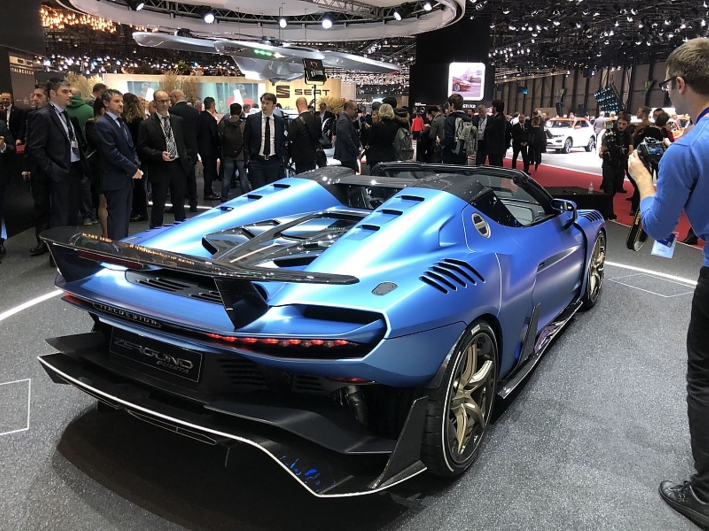 Die Technik des Zerouno Roadster stammt vom Lamborghini Huracan und vom Audi R8