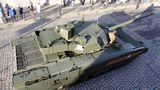 Der Trum ist unbemannt, so erzielt der große Panzer das geringe Gefechstgewicht von nur 48 Tonnen.