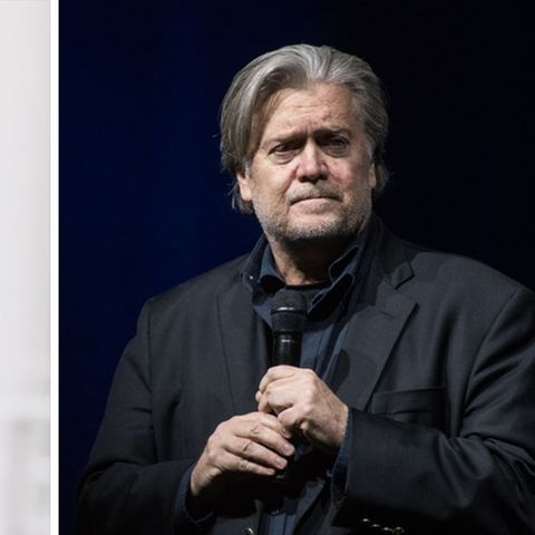 AfD-Fraktionsvorsitzende Alice Weidel und Ex-"Breitbart"-Chef Steve Bannon