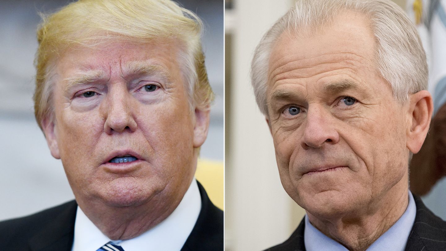 Comeback des Hardliners: Peter Navarro (rechts) gilt als einer der Architekten der Strafzoll-Politik von Donald Trump