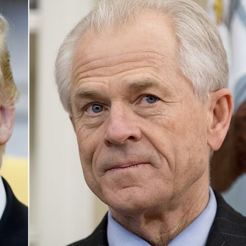 Comeback des Hardliners: Peter Navarro (rechts) gilt als einer der Architekten der Strafzoll-Politik von Donald Trump