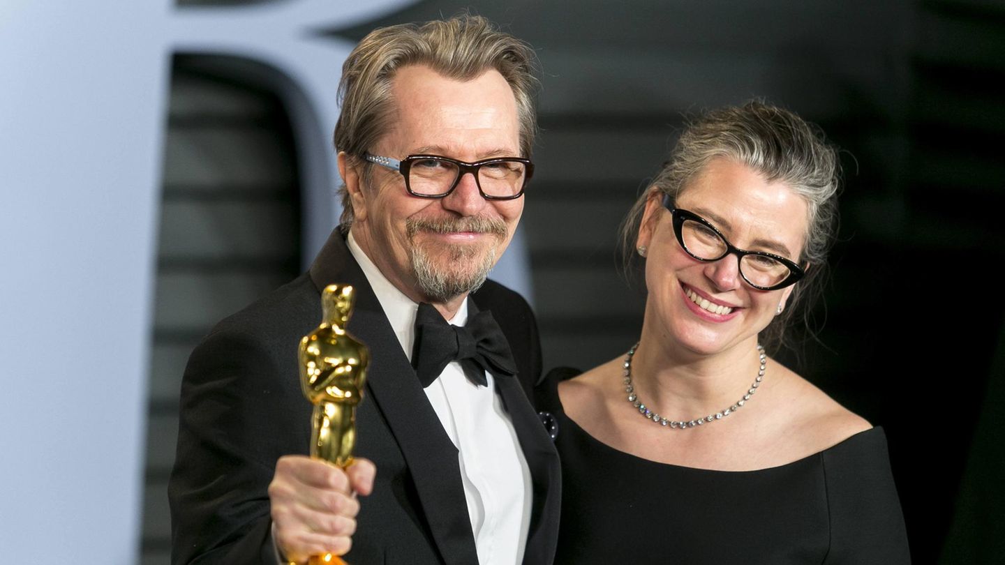 Gary Oldman und Gisele Schmidt