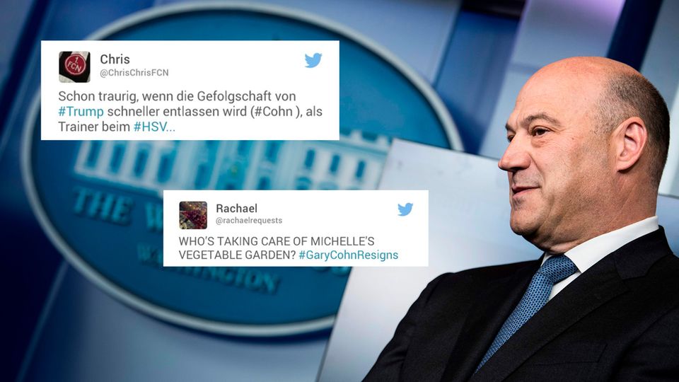 Wirtschaftsberater Cohn: Twitter spottet über neuen Rücktritt in Trumps Team: "Wer wird als Nächstes gehen: Melania?"