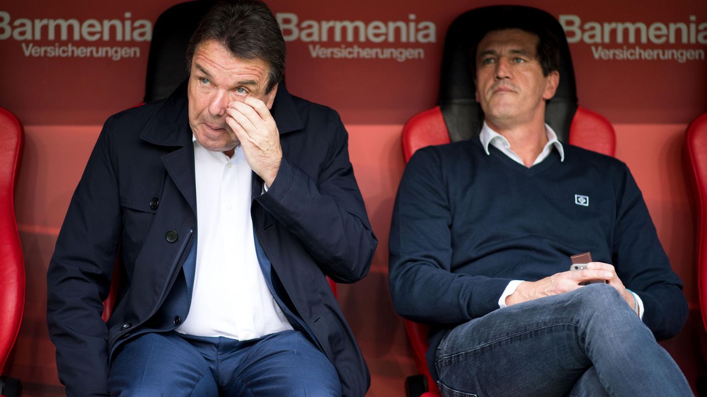 HSV Heribert Bruchhagen und Jens Todt
