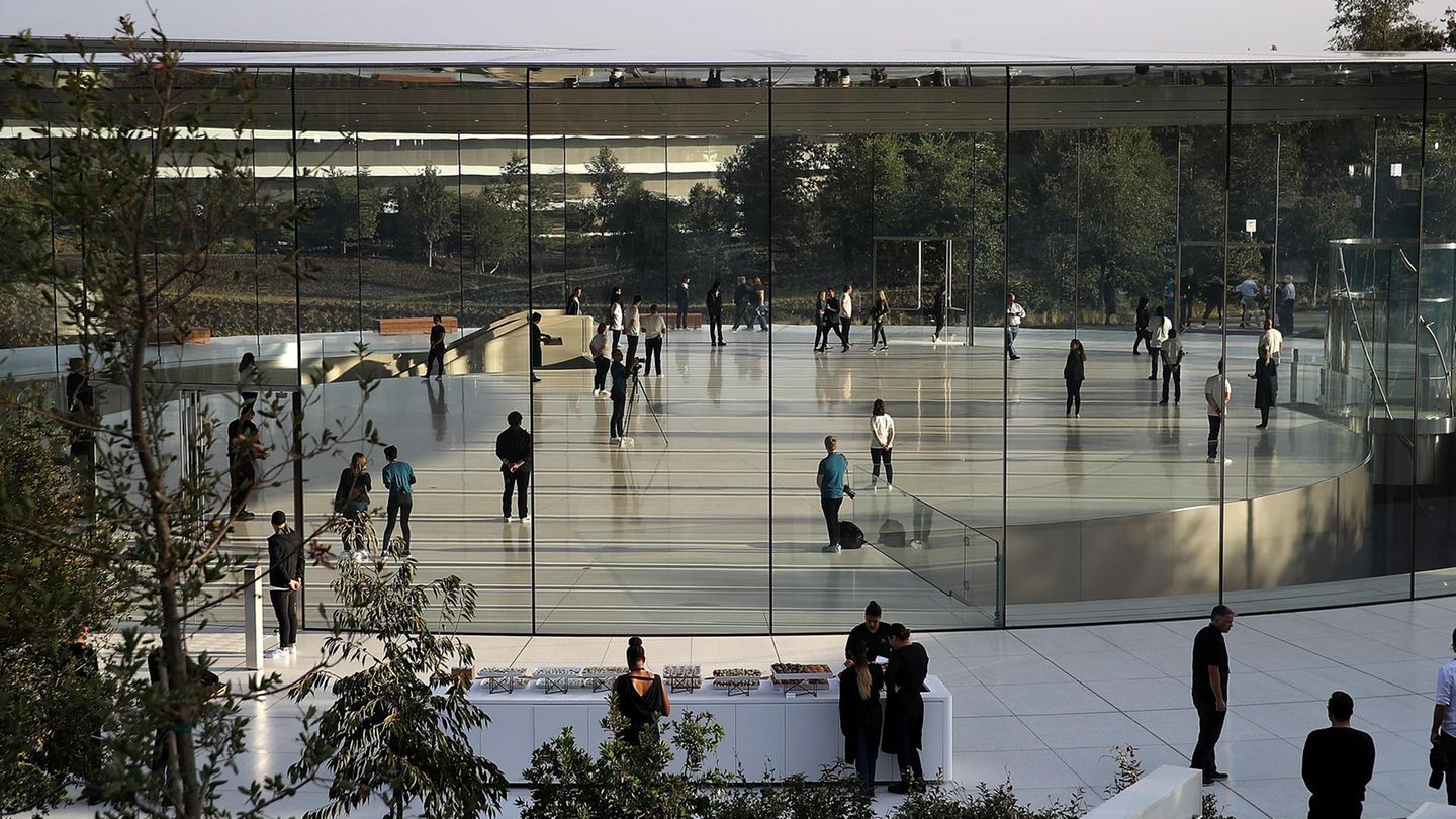 Die neue Apple-Zentrale in Cupertino, Kalifornien
