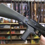 Dieses Zubehör - ein Bump-Stock-Device - verschafft der Waffe die Feuergeschwindigkeit eines militärischen Sturmgewehrs.