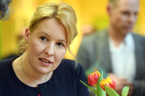 Franziska Giffey (SPD), die bisherige Bezirksbürgermeisterin von Berlin-Neukölln
