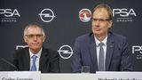 Tavares (links) und Lohscheller entscheiden in der zweiten Jahreshälfte über den Opel-Export