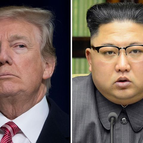 US-Präsident Donald Trump (l.) und Nordkoreas Machthaber Kim Jong Un