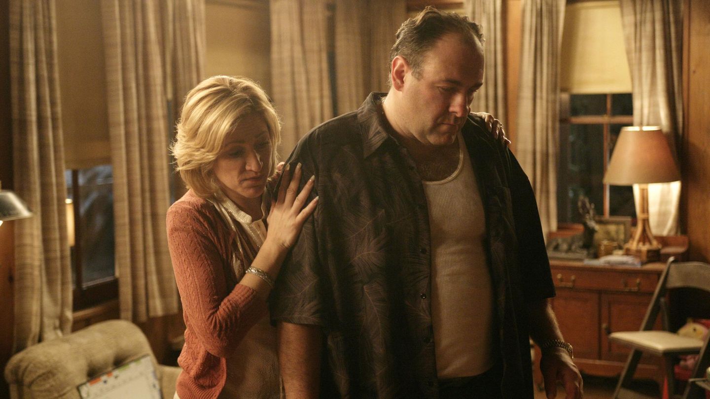 Die Sopranos: James Gandolfini und Edie Falco als Tony und Carmela Soprano