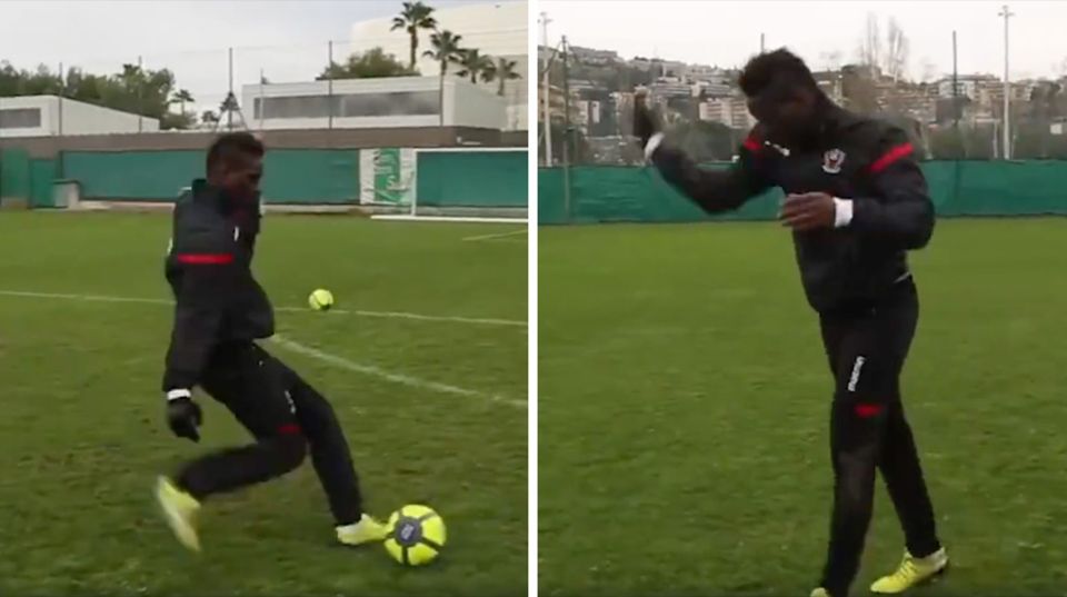 Fußball: Knapp daneben oder voll daneben? Mario Balotelli flippt nach Fehlschuss aus