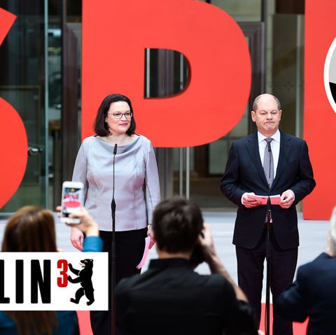 Andrea Nahles und Olaf Scholz: ... dann kann die GroKo ja bald loslegen