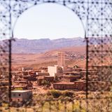 Ruhepause in der Kasbah von Telouet mit beeindruckendem Ausblick